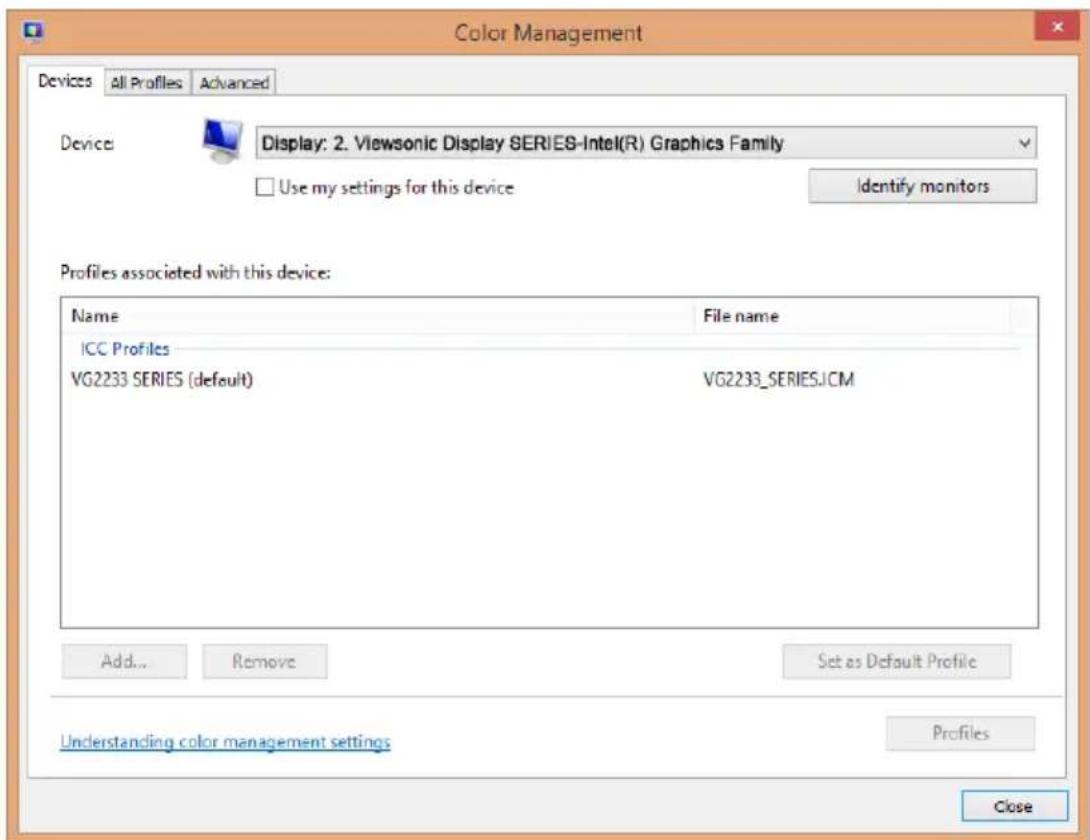 VIEWSONIC VP3268-4K - 2-6. Treiberinstallation (Windows-10-Einrichtung) - 1