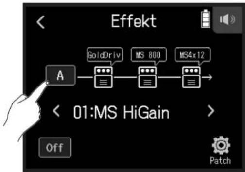 ZOOM H8 - Tippen Sie auf EFFECT. - 3