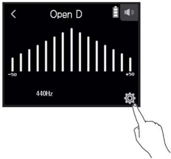 Open D -50 440Hz +50