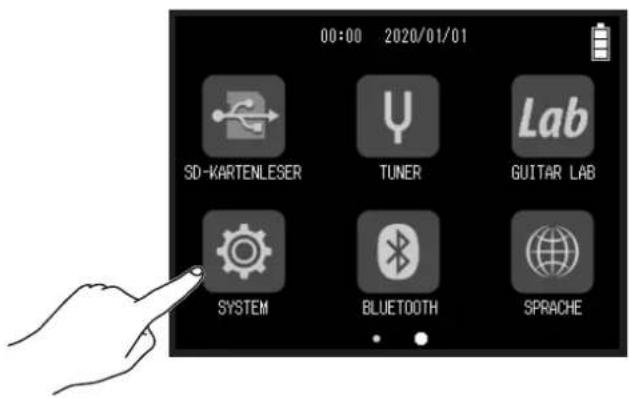 00:00 2020/01/01 SD-KARTENLESER TUNER GUITAR LAB SYSTEM BLUETOOTH SPRACHE