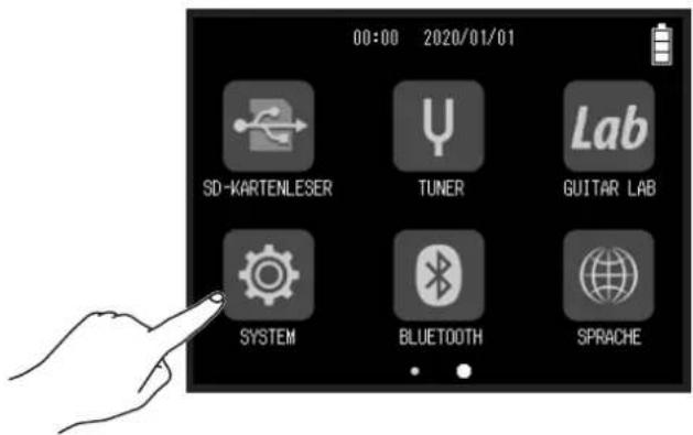 00:00 2020/01/01 SD-KARTENLESER TUNER GUITAR LAB SYSTEM BLUETOOTH SPRACHE