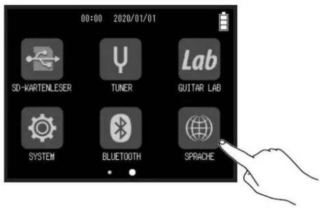 00:00 2020/01/01 SD-KARTENLESER TUNER GUITAR LAB SYSTEM BLUETOOTH SPRACHE