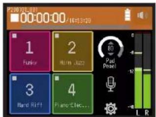 P20:00:301 00:00:00/16/15/129 1 Funko 2 Holo, Jazz 3 Hand Rift 4 Piano Electric... 60° Rad Pearl L R