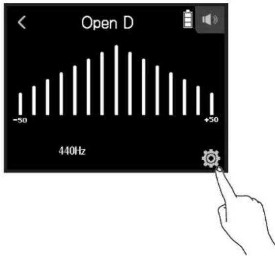 Open D -50 440Hz +50