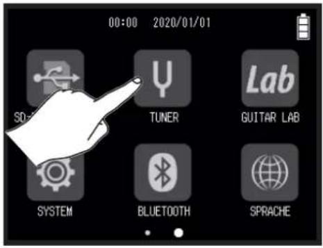 00:00 2020/01/01 SD- TUNER Lab GUITAR LAB SYSTEM BLUETOOTH SPRACHE