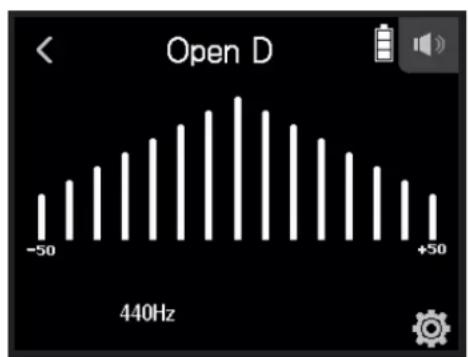 ZOOM H8 - Tippen Sie im HOME-Screen auf TUNER. - 2