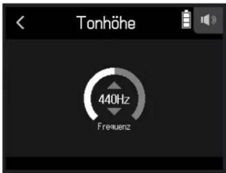 Tonhöhe 440Hz Frequenz