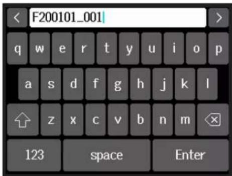 < F200101_001 q w e r t y u i o p a s d f g h j k l ↑ z x c v b n m × 123 space Enter