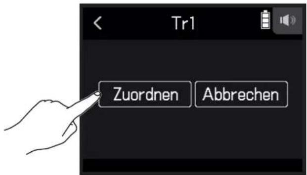 Tr1 Zuordnen Abbrechen
