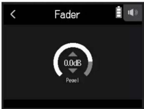 Fader 0.0dB Pegel