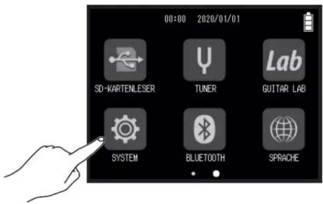 00:00 2020/01/01 SD-KARTENLESER TUNER GUITAR LAB SYSTEM BLUETOOTH SPRACHE