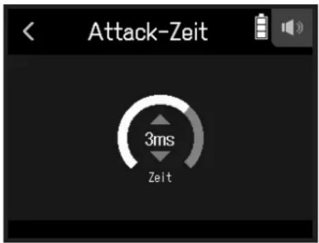 Attack-Zeit 3ms Zeit