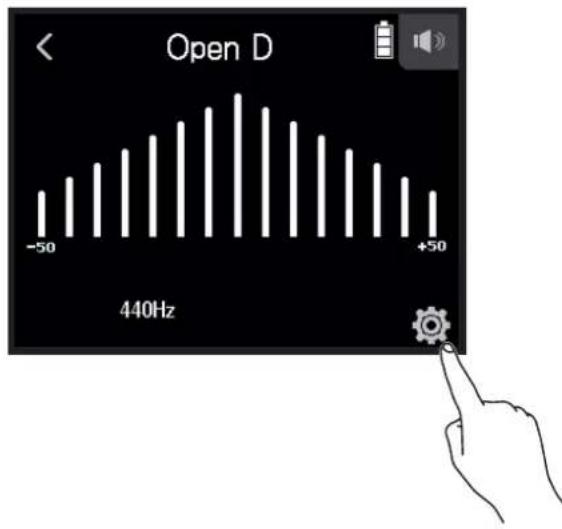 Open D -50 440Hz +50