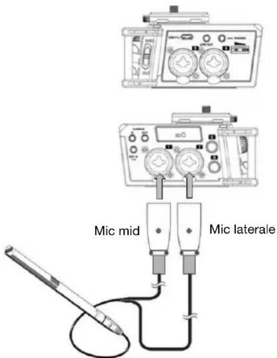 MARANTZ PMD-706 - Esempio 6 - Registrazione M/S - 2