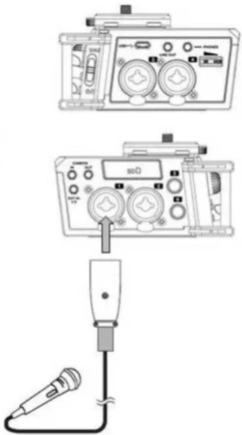 MARANTZ PMD-706 - Esempio 4 – Registrazione Dual Mono - 2