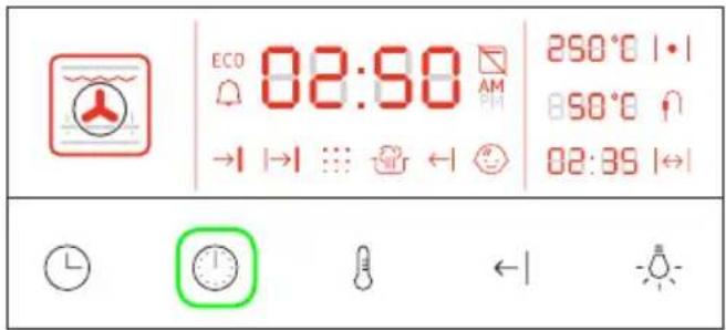 AMICA EB 63522 W - Funktion der Uhr Timer. Vorgangsdauer. Startverzögerung - 1