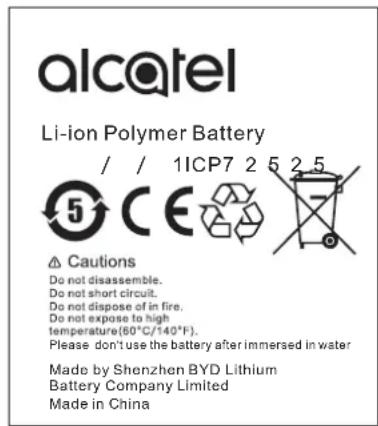 ALCATEL Move Track - Akku - 1