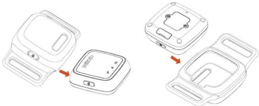 ALCATEL Move Track - Verwendung der Haustierhalterung - 1