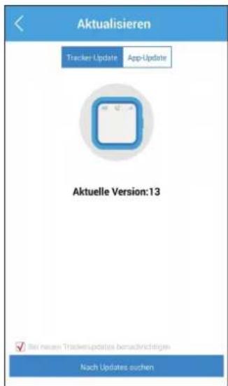 Aktualisieren Tracker-Update App-Update Aktuelle Version:13 ✓ Net neues TrädensUpdates berechnichtigem Nach Updates suchen