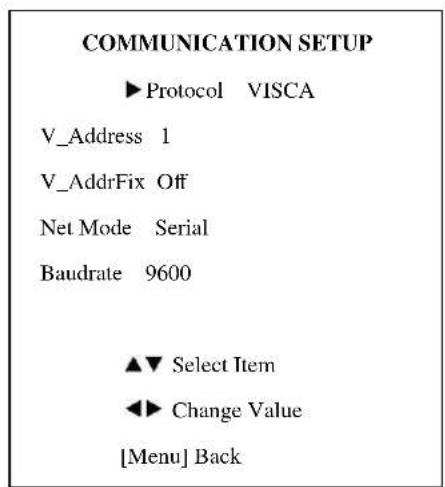 PTZ Optics PT30X-NDI - COMMUNICATION SETUP - 1