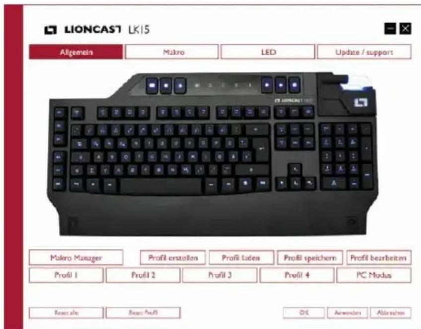 Lioncast LK15 - DE Installation der Software - 1