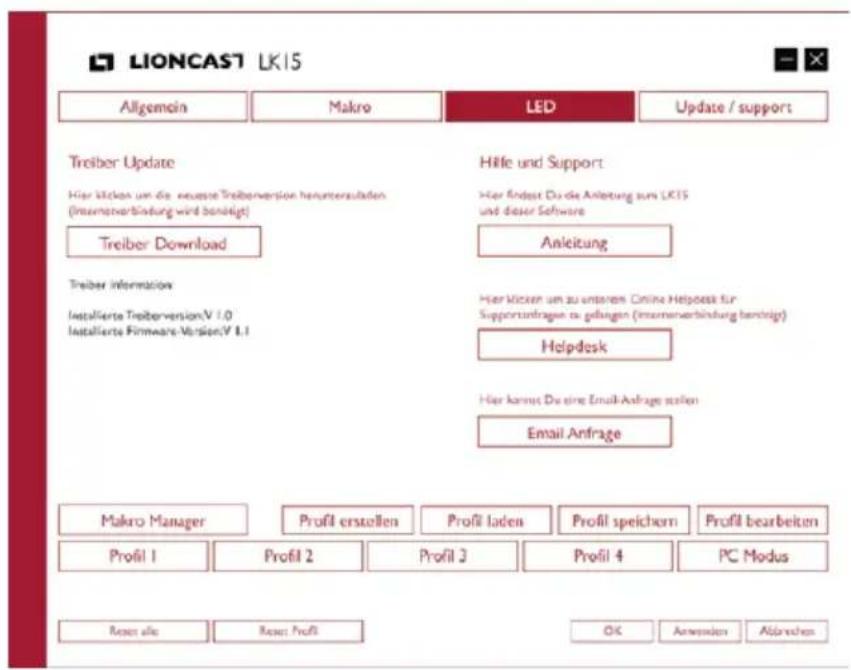 Lioncast LK15 - DE Software Reiter Update / Support - 1
