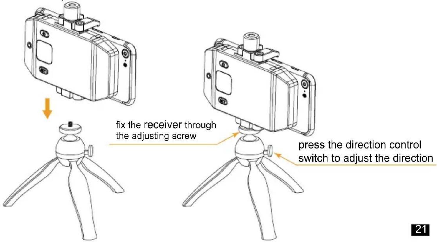 Comica CVM-WS50C - Tripod on Table: - 1