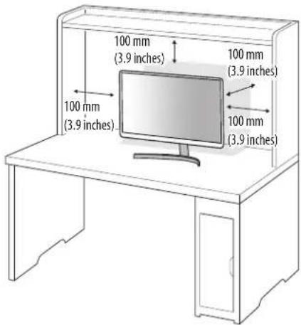 LG 32BK50Q - Installing on a Table - 1