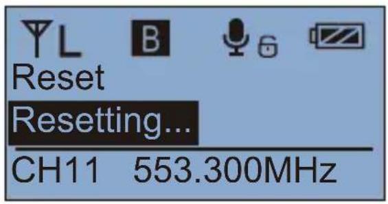 Comica CVM-WM200TX - Reset to Defaults - 2