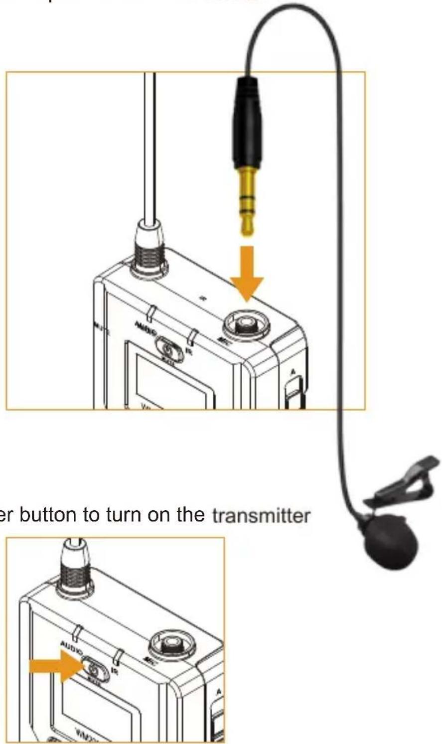 Comica CVM-WM200TX - Lavalier Transmitter - 2