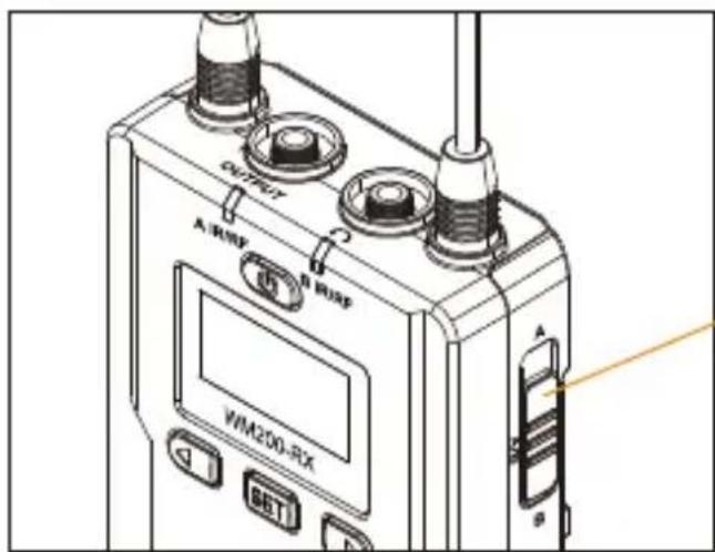 Comica CVM-WM200TX - A、B or A+B Group Selection Switch - 1