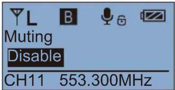 Comica CVM-WM200TX - Muting Mode On/ Off - 3