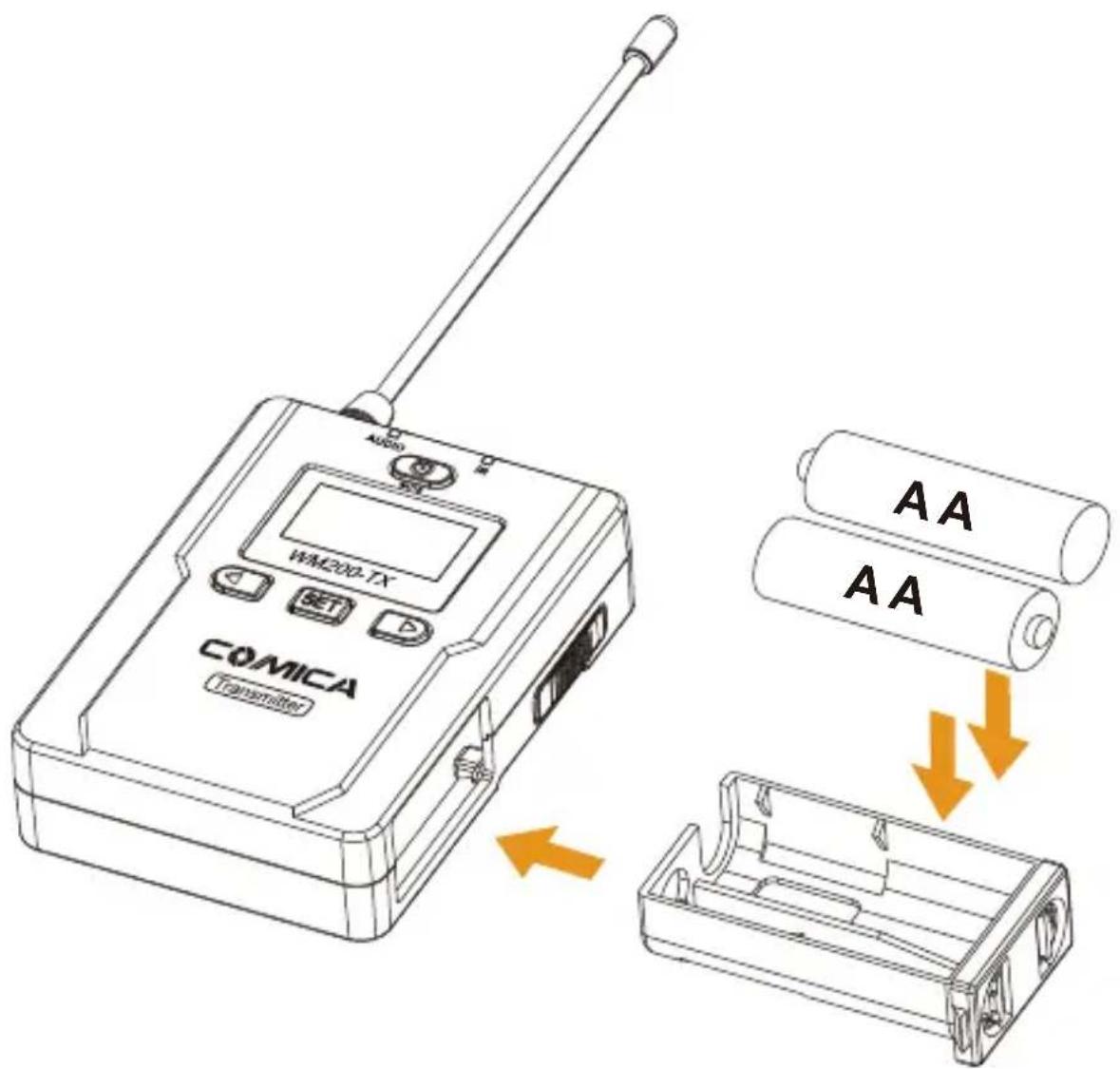 Comica CVM-WM200TX - Lavalier Transmitter - 1