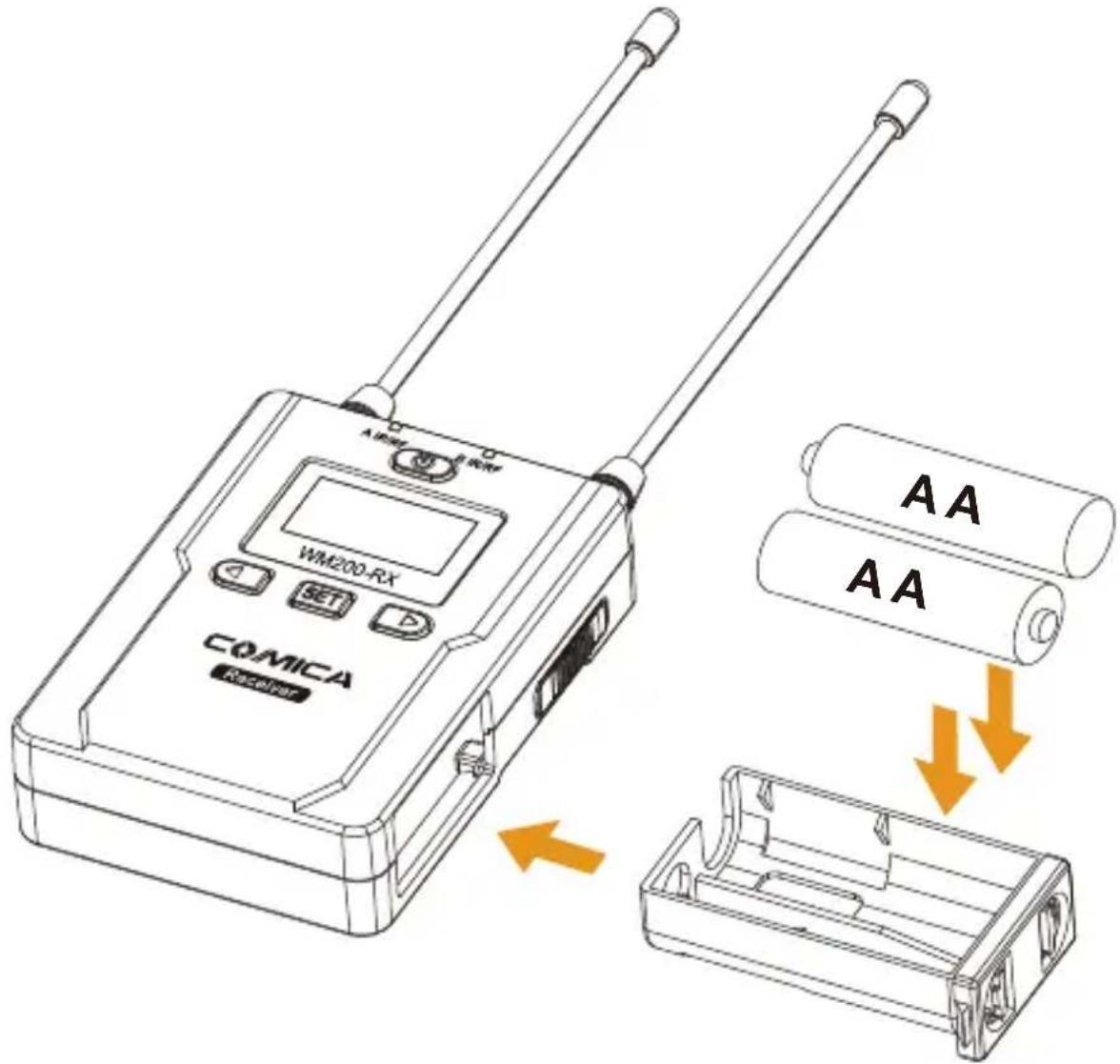 Comica CVM-WM200TX - Receiver - 1