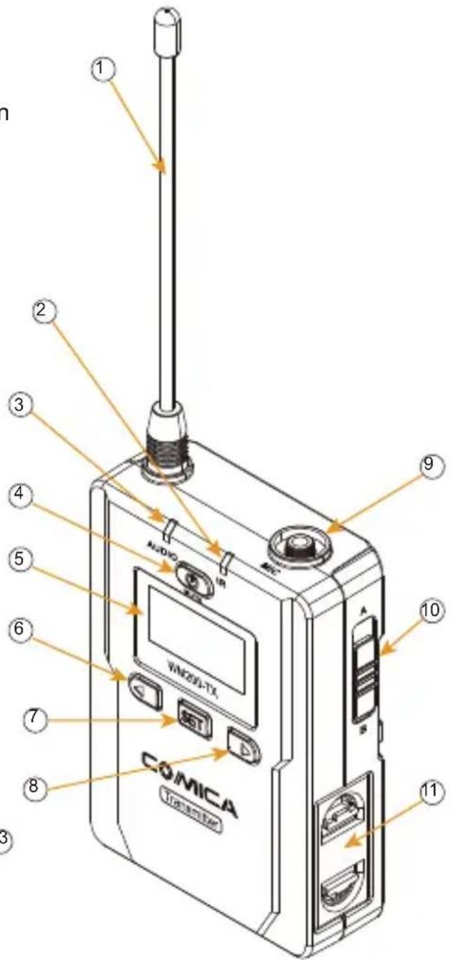 Comica CVM-WM200TX - Lavalier Transmitter (TX) - 2