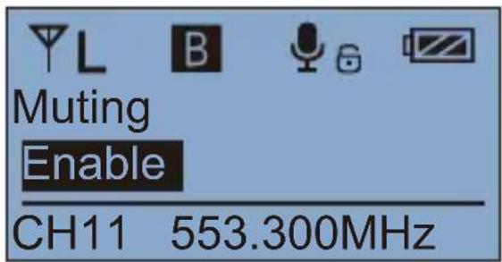 Comica CVM-WM200TX - Muting Mode On/ Off - 2