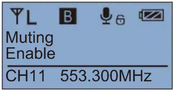 Comica CVM-WM200TX - Muting Mode On/ Off - 1