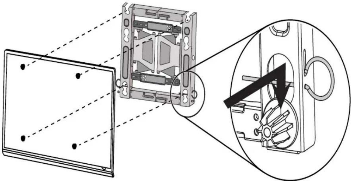LG OLW480B - Attaching the TV to the Wall Mounting Bracket - 1