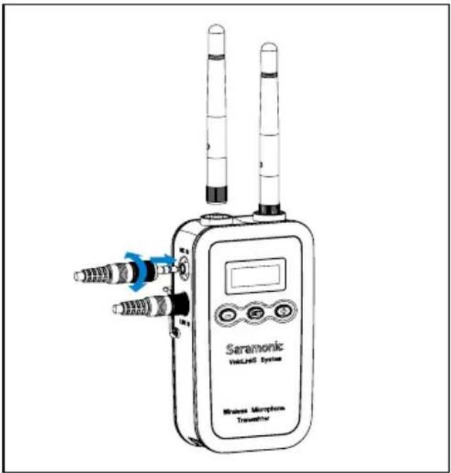 Saramonic VmicLink5 - Attach a belt clip - 1