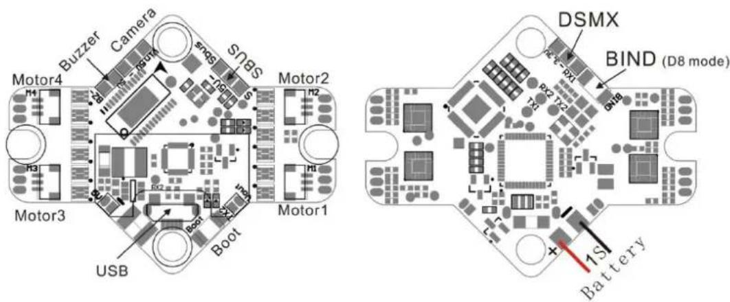 EMAX Tinyhawk - Tinyhawk All-in-One Flight Controller - 1