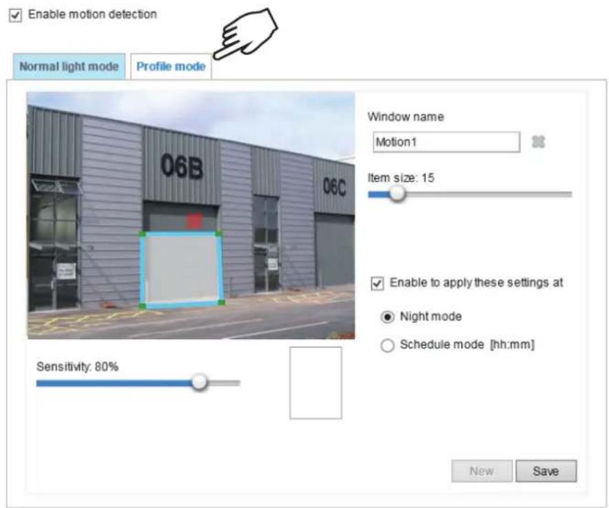 Vivotek FD9166-HN - Applications > Motion detection - 4