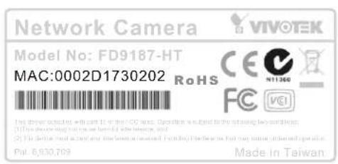 Vivotek FD9166-HN - Software Installation - 3