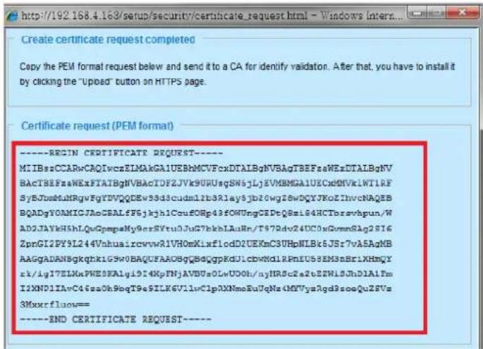 Vivotek FD9166-HN - Create certificate request and install - 1