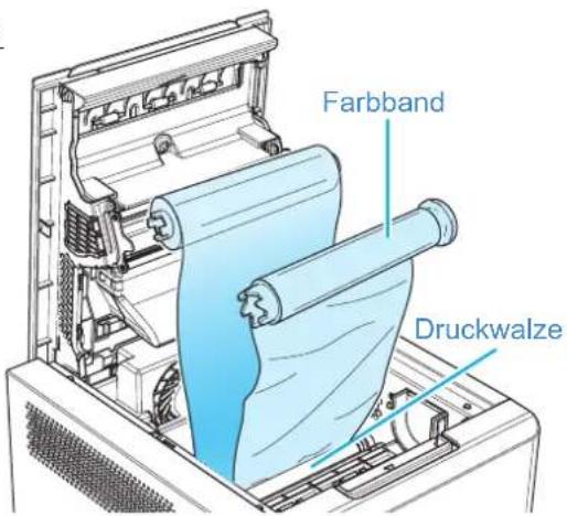 DNP DP-QW410 - Das Farbband hat sich im Drucker verfangen - 1