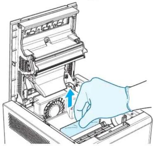 DNP DP-QW410 - Das Papier kann nicht in Ihre Richtung (Papierhalter-Seite) herausgezogen werden - 2