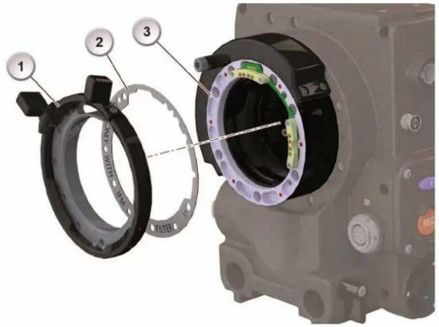 ARRI ALEXA SXT Plus - To shim the mount: - 8