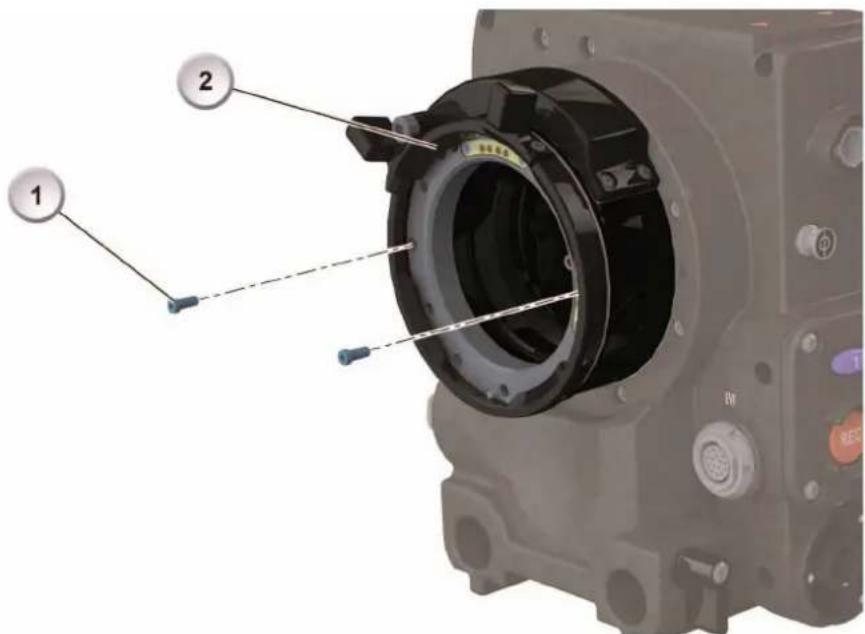 ARRI ALEXA SXT Plus - To shim the mount: - 3