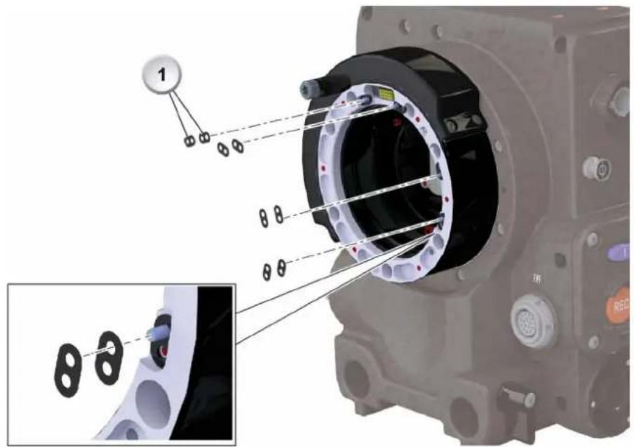 ARRI ALEXA SXT Plus - To shim the mount: - 6