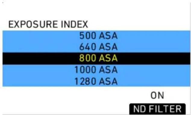 ARRI ALEXA SXT Plus - ND filter activation - 1