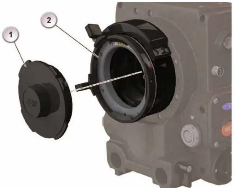 ARRI ALEXA SXT Plus - To insert or change an in-camera filter: - 1
